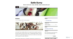 Desktop Screenshot of battlebunny.com
